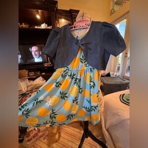 Pat pat dress with cute 🥰 jacket nwt size 4t